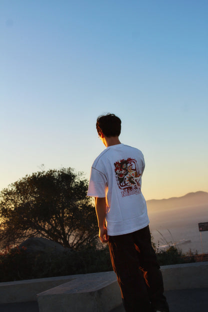 NHOME WHITE TRADITIONAL SPORT TEE