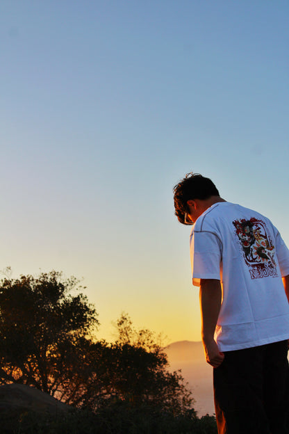 NHOME WHITE TRADITIONAL SPORT TEE