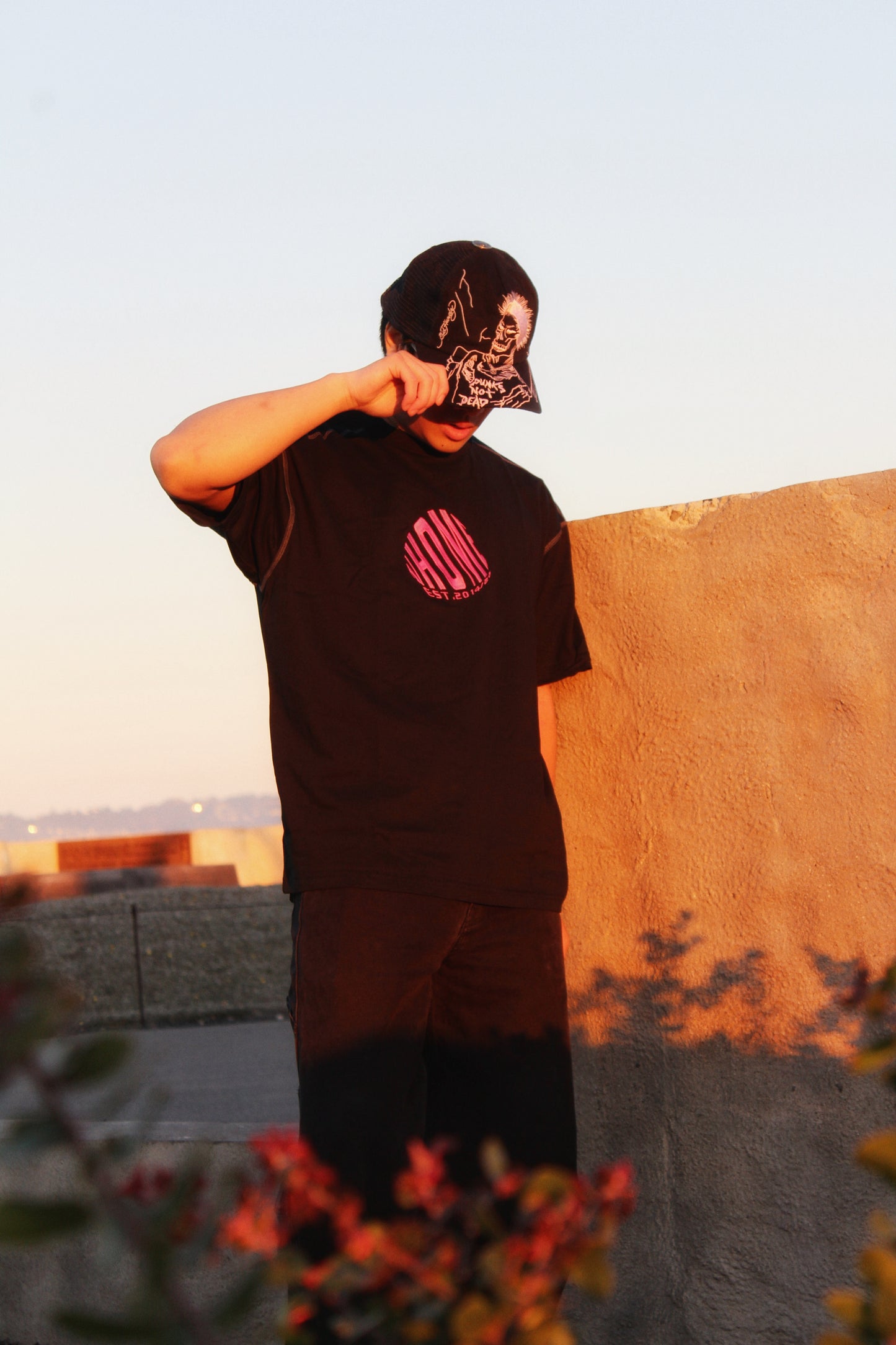 NHOME BLACK TRADITIONAL SPORT TEE