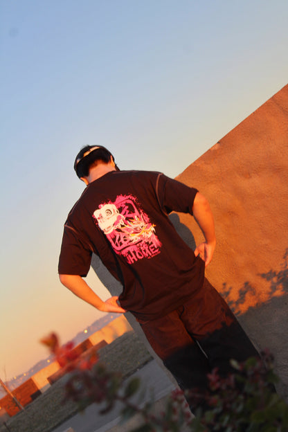 NHOME BLACK TRADITIONAL SPORT TEE