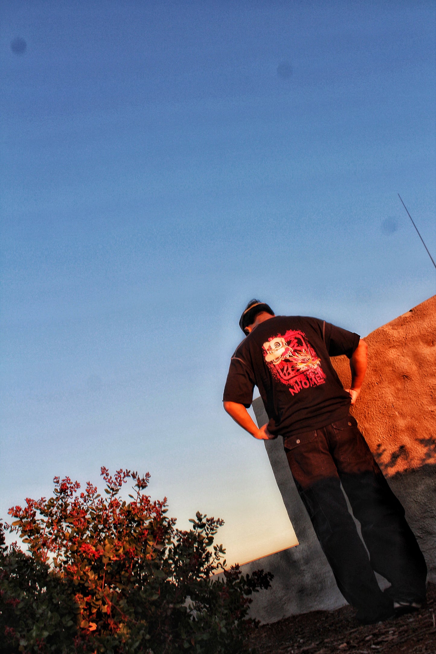 NHOME BLACK TRADITIONAL SPORT TEE