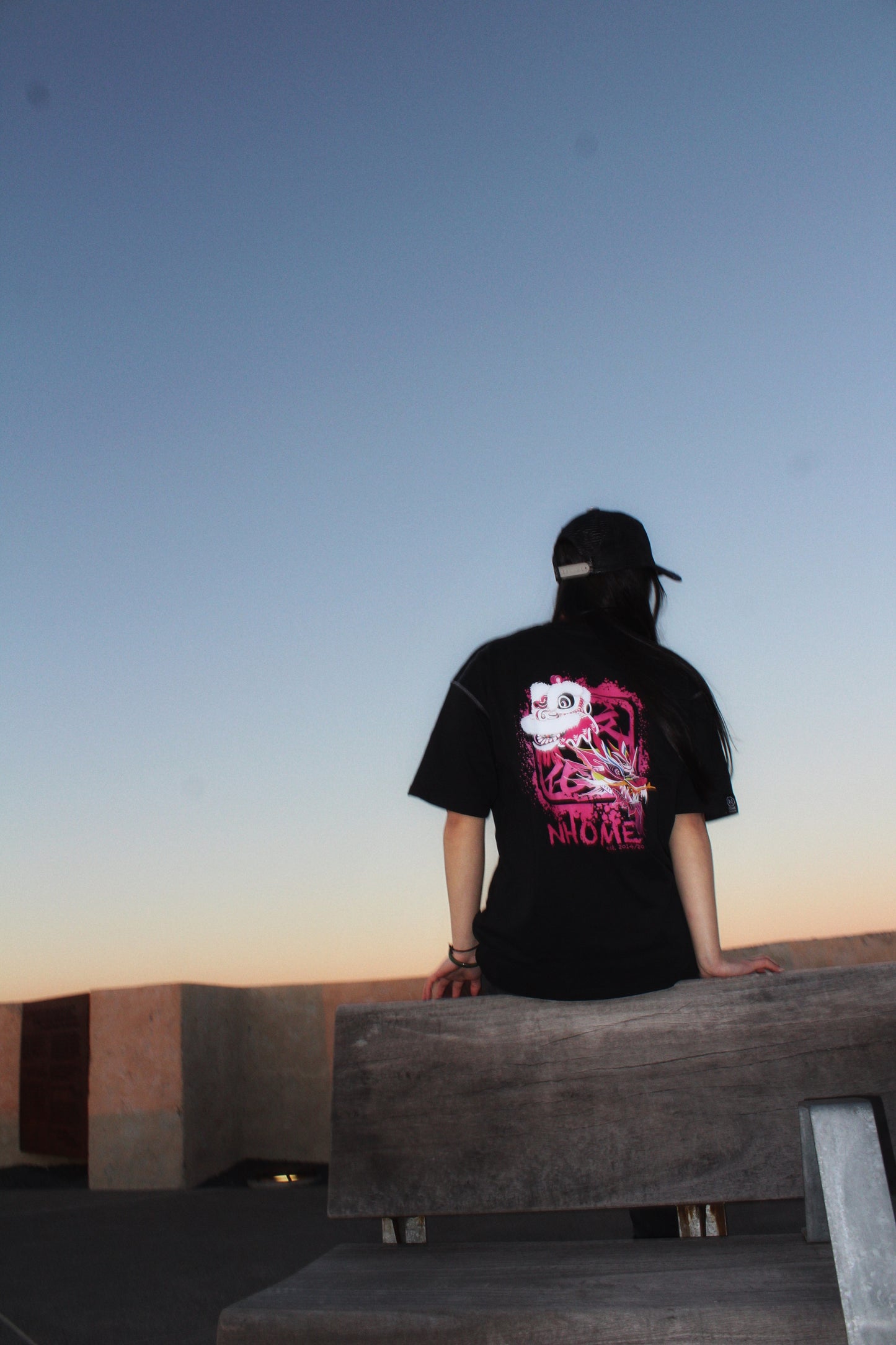 NHOME BLACK TRADITIONAL SPORT TEE