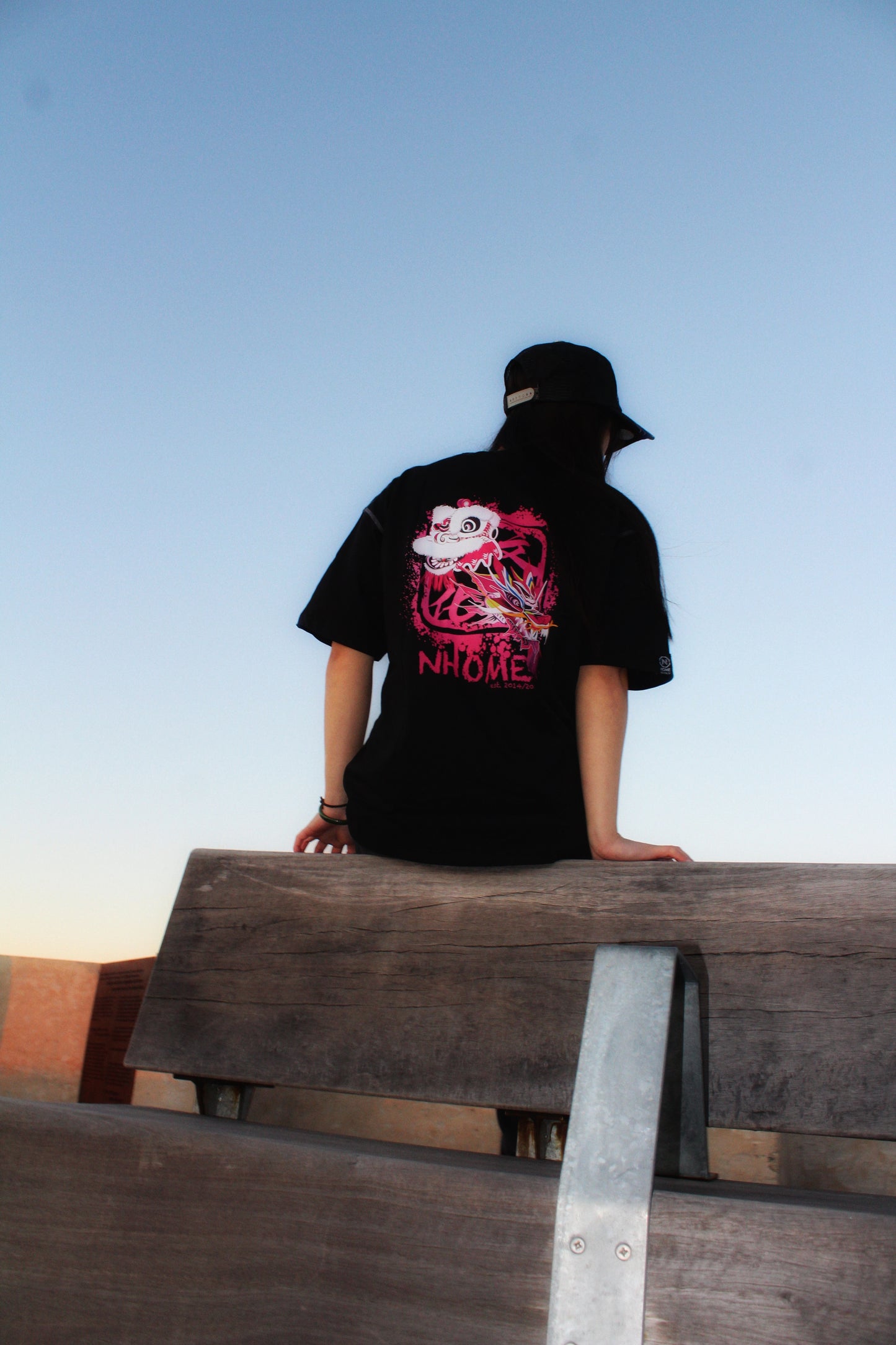 NHOME BLACK TRADITIONAL SPORT TEE