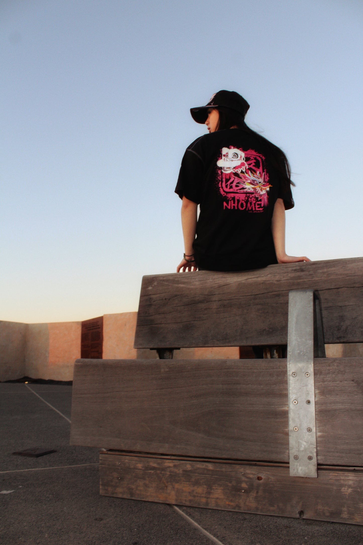 NHOME BLACK TRADITIONAL SPORT TEE