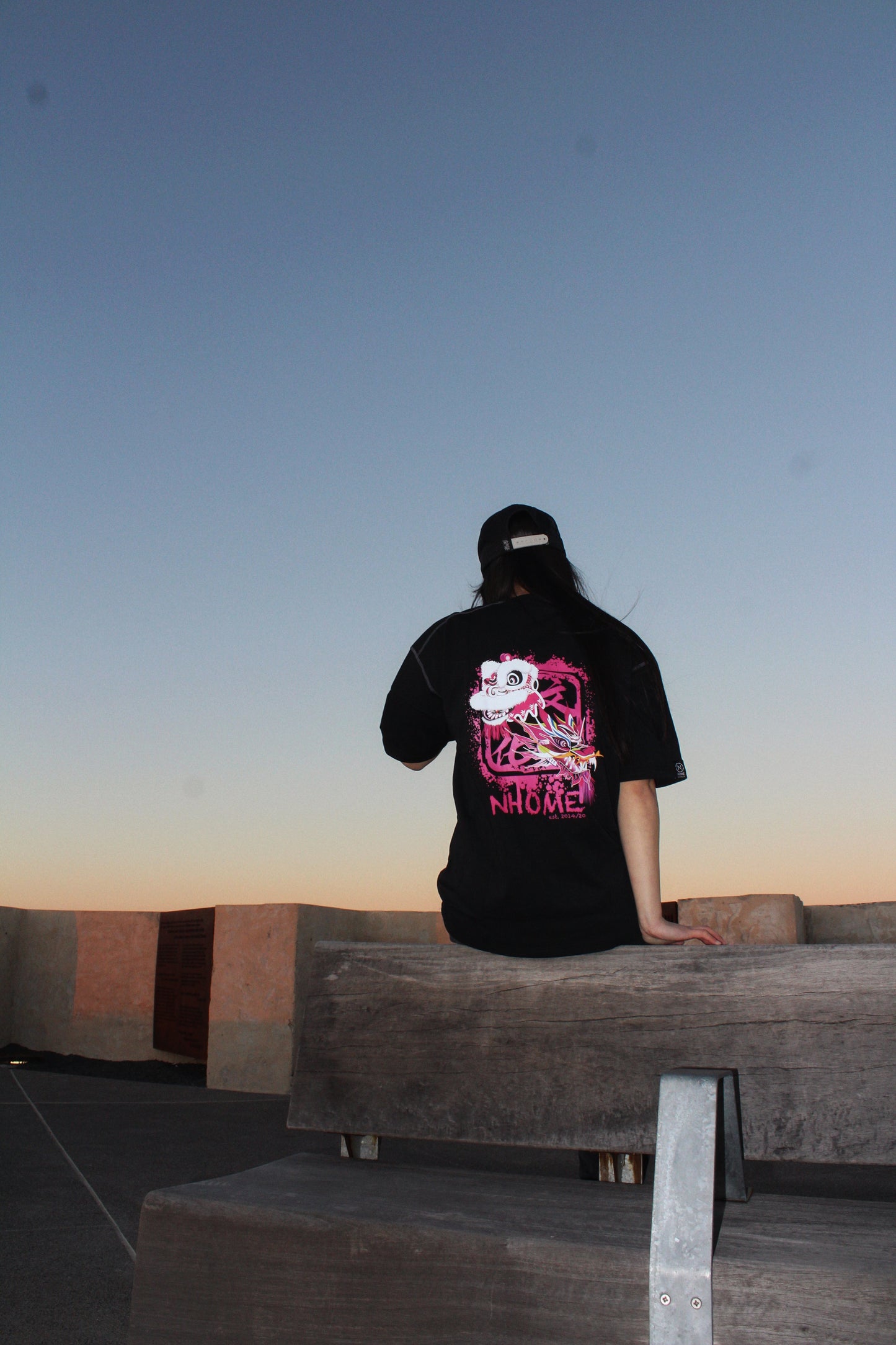 NHOME BLACK TRADITIONAL SPORT TEE