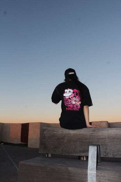 NHOME BLACK TRADITIONAL SPORT TEE