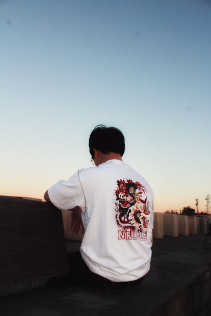 NHOME WHITE TRADITIONAL SPORT TEE