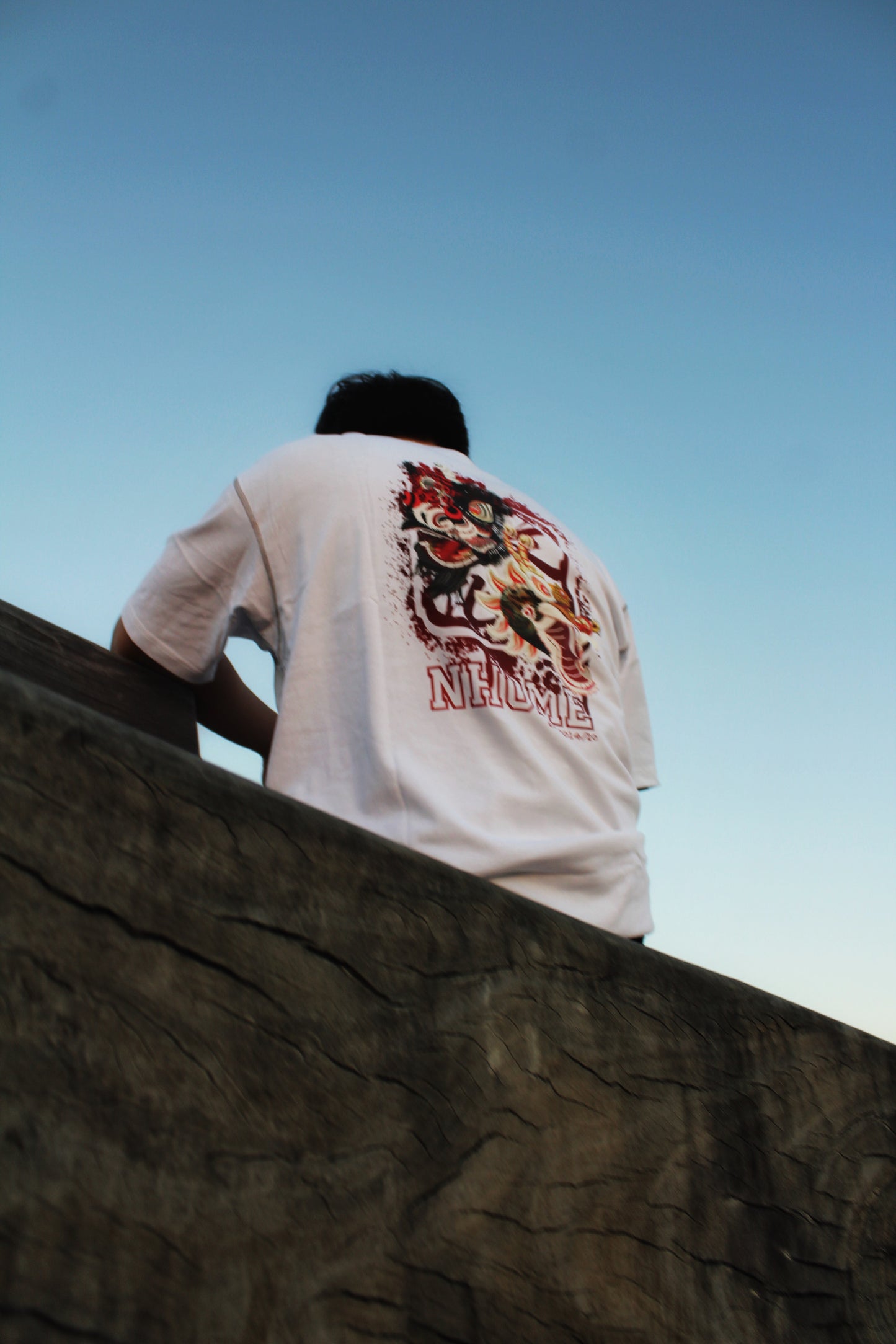 NHOME WHITE TRADITIONAL SPORT TEE