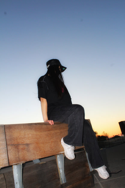 NHOME BLACK TRADITIONAL SPORT TEE