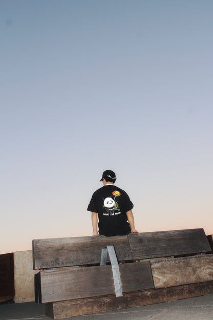 NHOME BLACK PANDA SPORT TEE