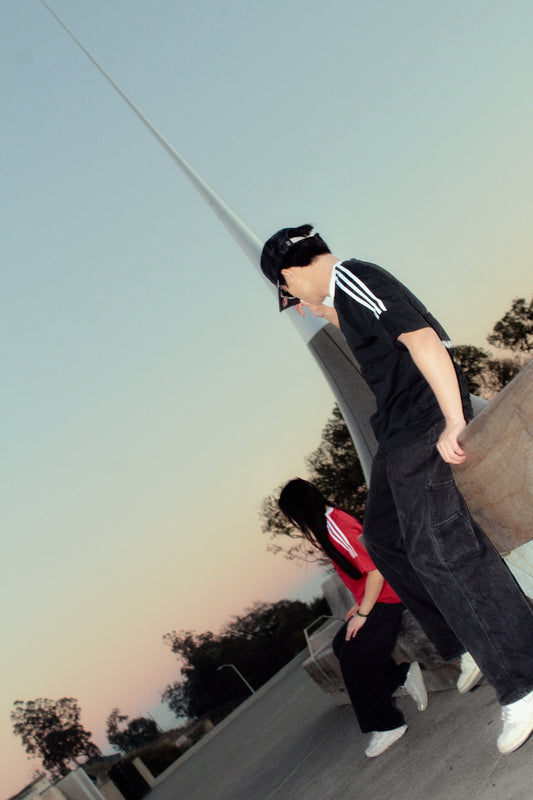 NHOME BLACK PANDA SPORT TEE