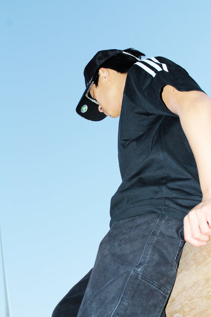 NHOME BLACK PANDA SPORT TEE