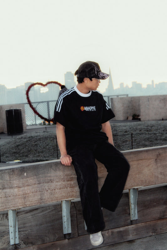 NHOME BLACK PANDA SPORT TEE