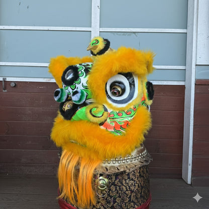 Gold/Green Futsan Lion Costume