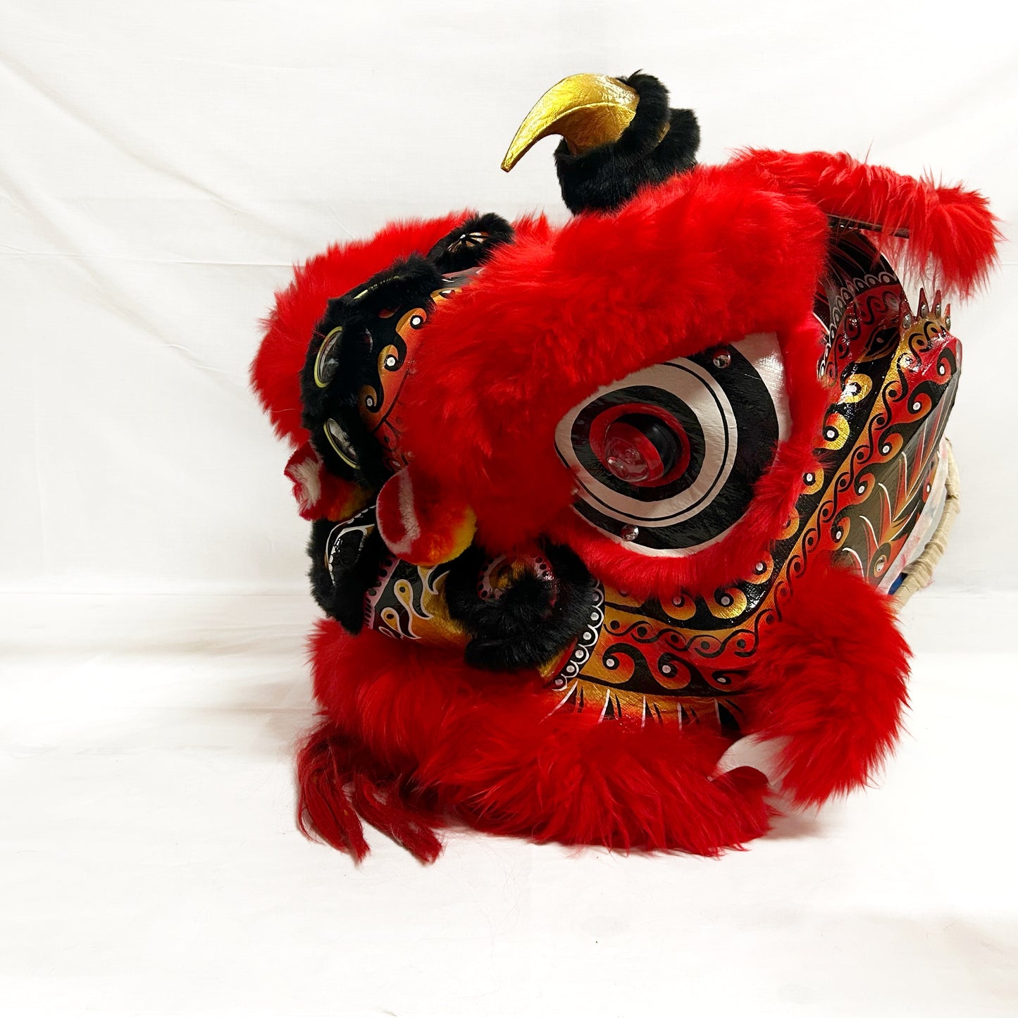 Red Futsan Full Size Lion Head Costume