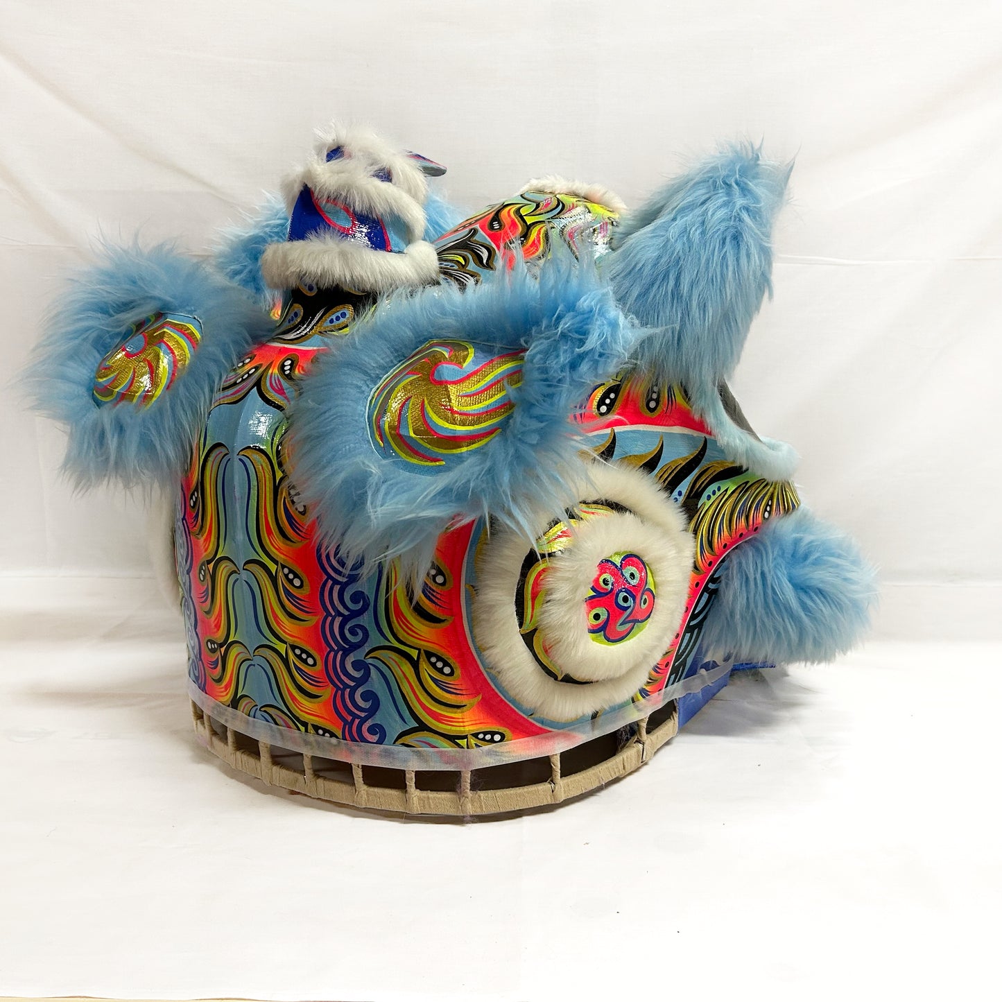 Blue Futsan Full Size Lion Head Costume