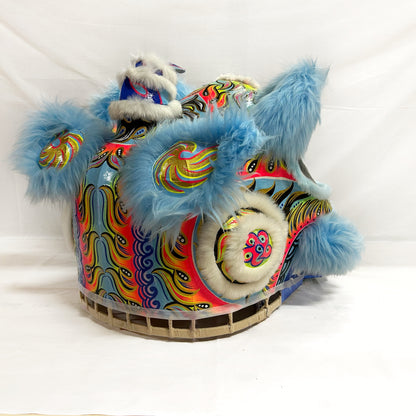 Blue Futsan Full Size Lion Head Costume