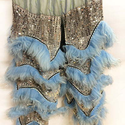 Blue Futsan Full Size Lion Head Costume