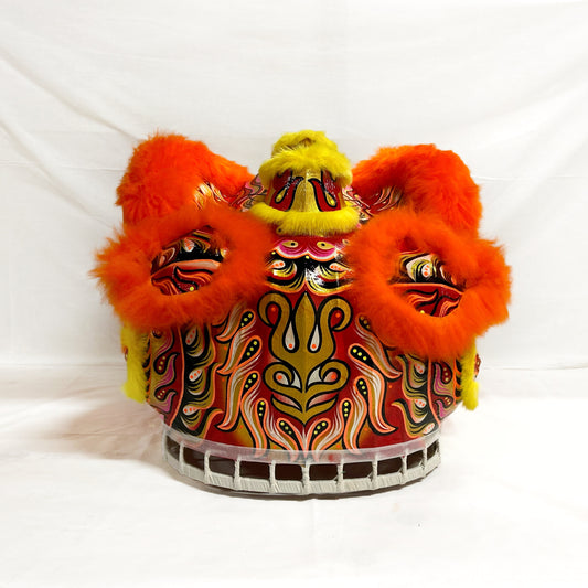 Orange Futsan Full Size Lion Head Costume