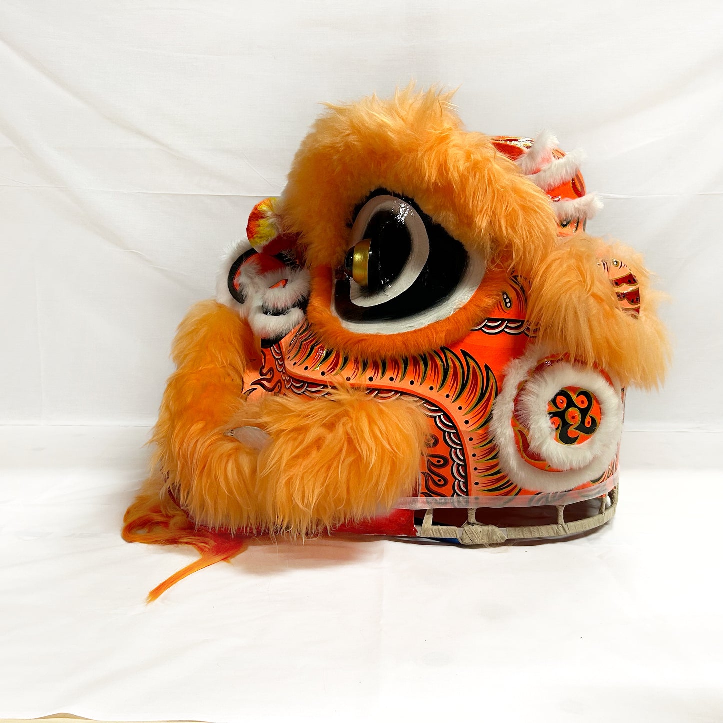 Ligh Orange Futsan Full Size Lion Head Costume