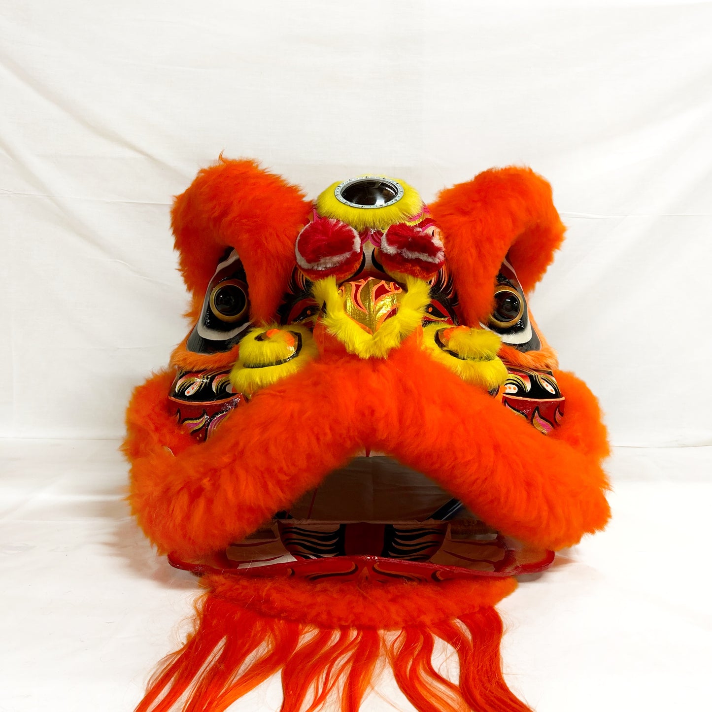 Orange Futsan Full Size Lion Head Costume