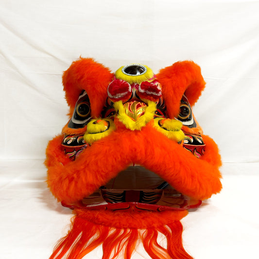 Orange Futsan Full Size Lion Head Costume