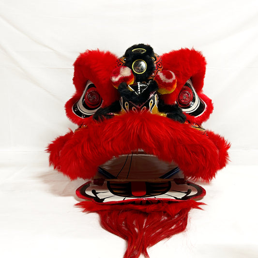 Red Futsan Full Size Lion Head Costume