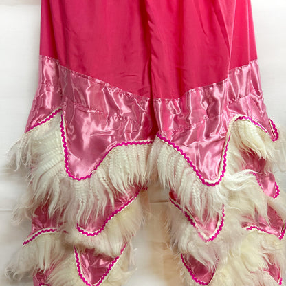 White/Pink Futsan Full Size Lion Head Costume