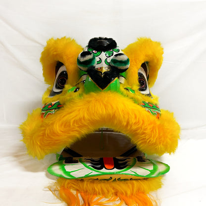 Yellow/Green Futsan Full Size Lion Head Costume